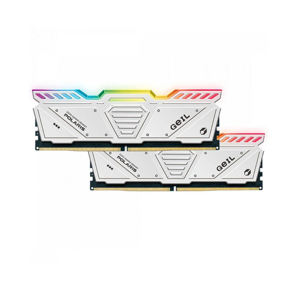 Купить Оперативная память 32GB Kit(2x16GB)GEIL Polaris RGB 5600Mhz DDR5 PC5-44800 GOSW532GB5600C46DC White в Алматы