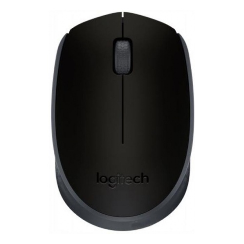 Купить Мышь беспроводная Logitech M171 Black (черная, оптическая, 1000dpi, 2.4 GHz/USB-ресивер) в Алматы