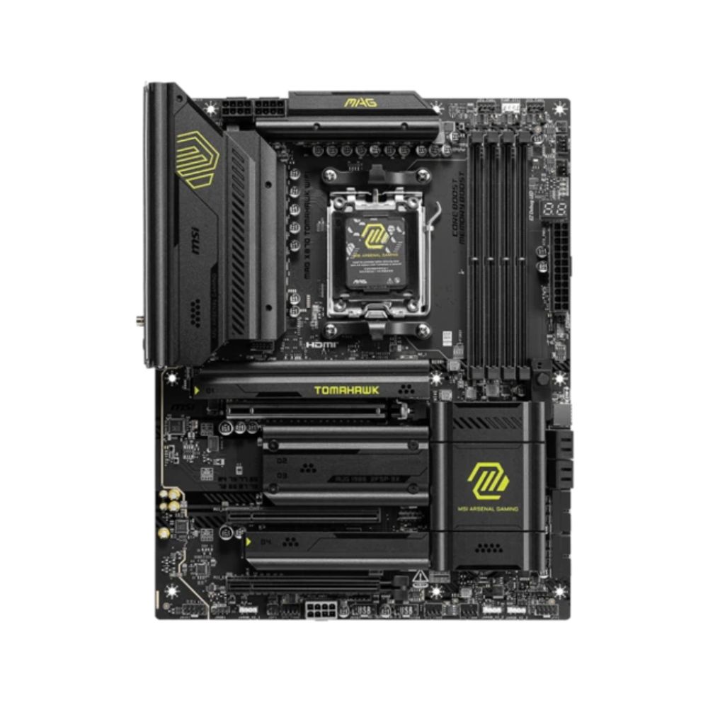 Купить Материнская плата MSI MAG X870 TOMAHAWK WIFI AM5 X870 4xDDR5 4xSATA3 RAID 4xM.2 HDMI DP ATX в Алматы