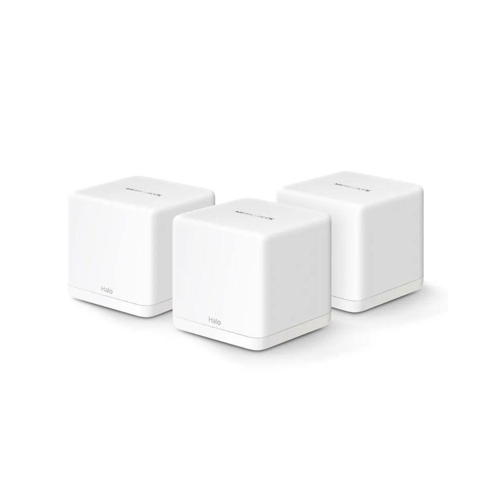 Купить Домашняя Mesh Wi-Fi система GbE AX1500 Mercusys Halo H60X(3-pack) <Wi-Fi 6, бесшовный роуминг 802.11k/v/r, 1201Mbps 5Ghz + 300Mbps 2.4Ghz, 802.11ax/ac/n/a, 3 порта LAN/WAN GbE> в Алматы