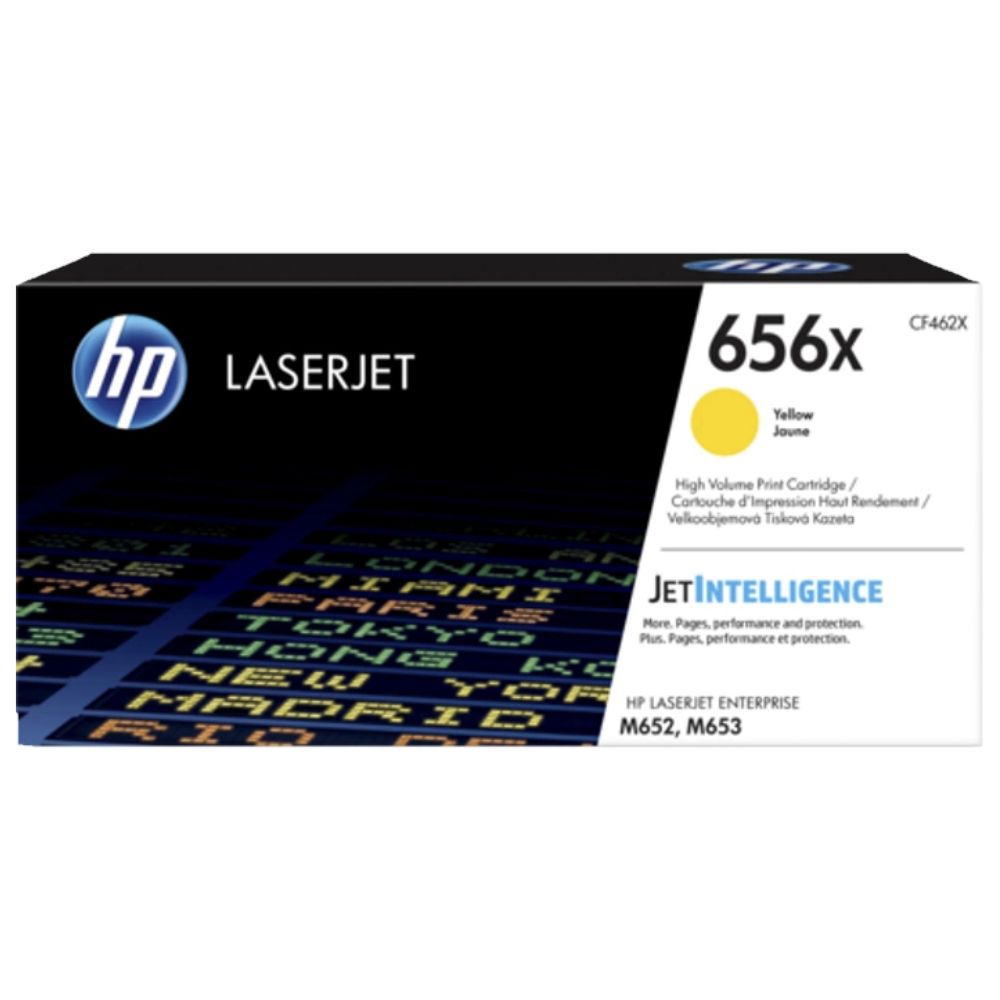 Купить Картридж HP 656X , желтый / 22000 страниц (CF462X) в Алматы