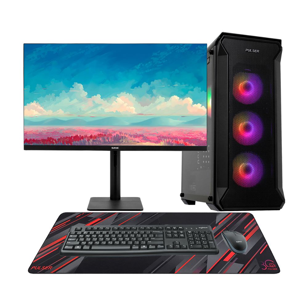 Купить Core i7-14700F-2.1GHz/B760/RAM 32GB/SSD 1TB (M.2)/RTX5070-12GB/no DVD/850W/Монитор 27" Sanc 280Hz в Алматы