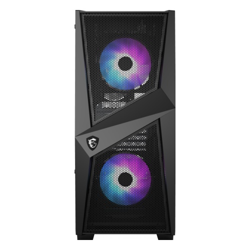Купить Компьютерный корпус MSI MAG FORGE 100R ATX/mATX/Mini-ITX 2x3.5*, 3x2.5*, 2xUSB 3.2 Gen1, Audio, Mic, Mid-Tower в Алматы