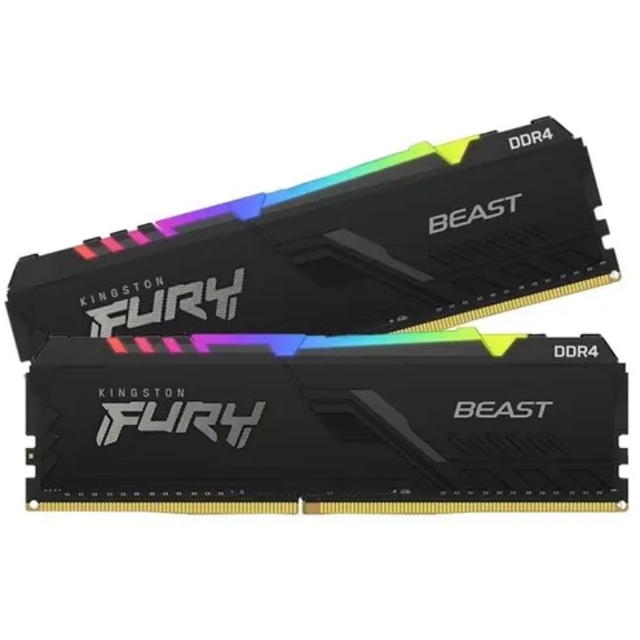 Купить Оперативная память Kingston FURY Beast Black RGB KF432C16BB12AK2/32&nbsp;32 ГБ в Алматы