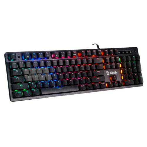 Купить Клавиатура игровая Bloody B500N <USB, 1.8M, 7Color-RGB, Mecha-Like переключатели> в Алматы
