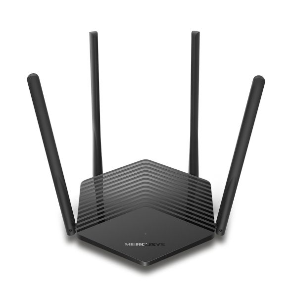 Купить Маршрутизатор беспроводной AX1500 GbE Mercusys MR60X < Wi?Fi 6 AX1500 Dual Band Wireless Gigabit Router, 1201 Мбит/с 5 GHz 11ax + 300Mbps 2.4GHz 11n, Совместим со стандартами Wi-Fi 802.11a/b/g/n/ac/ax, 1 Gigabit WAN + 2 Gigabit LAN, 1024QAM, MU-MIMO, в Алматы
