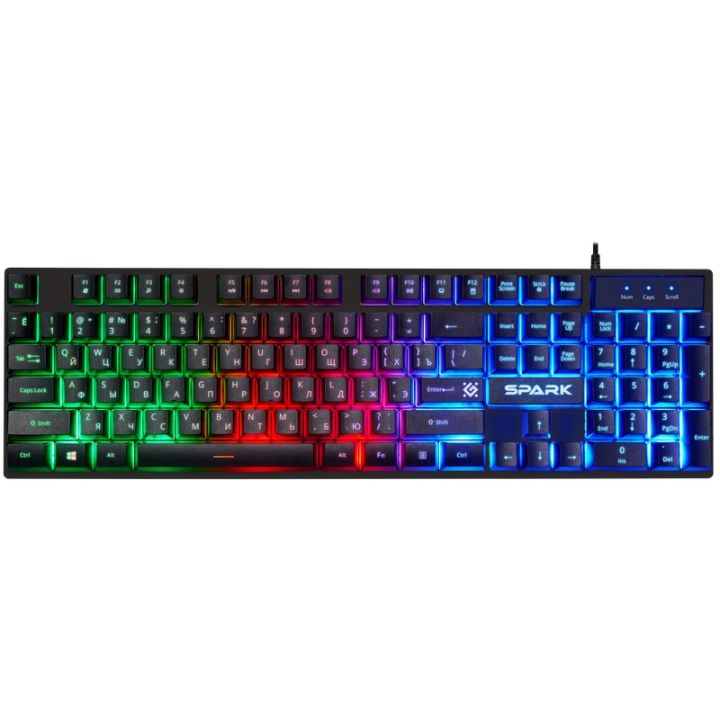 Купить Клавиатура игровая Defender Spark GK-300L RU, черный в Алматы