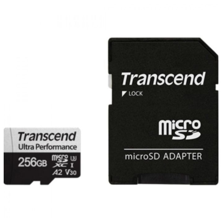 Купить Карта памяти MicroSD 256GB Class 10 U3 Transcend TS256GUSD340S в Алматы