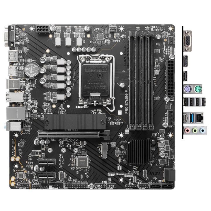 Купить Материнская плата MSI PRO B760M-P LGA1700 4xDDR5 в Алматы