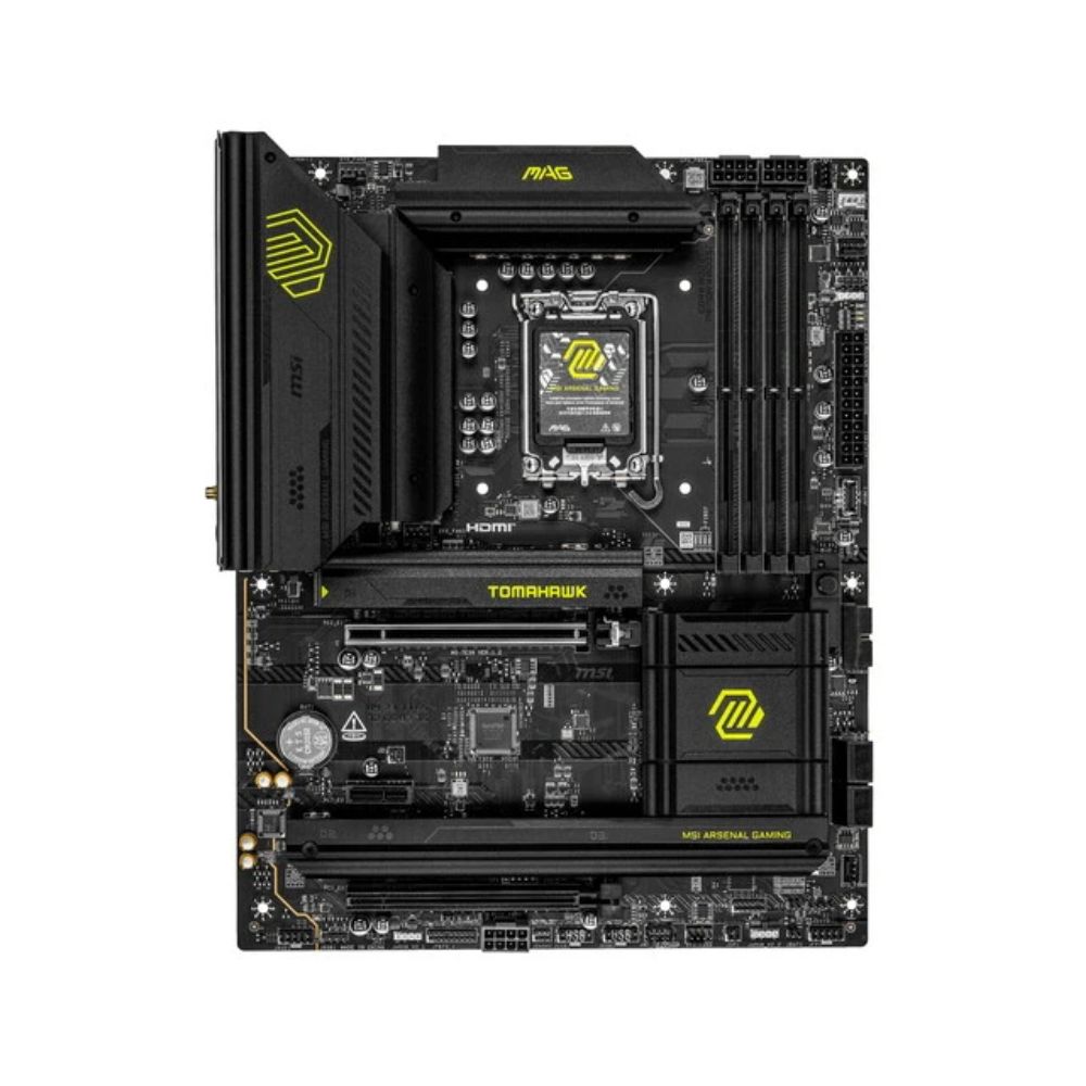 Купить Материнская плата MSI MAG B860 TOMAHAWK WIFI LGA1851 4xDDR5 4xSATA3 RAID 3xM.2 HDMI DP 2xType-C ATX в Алматы