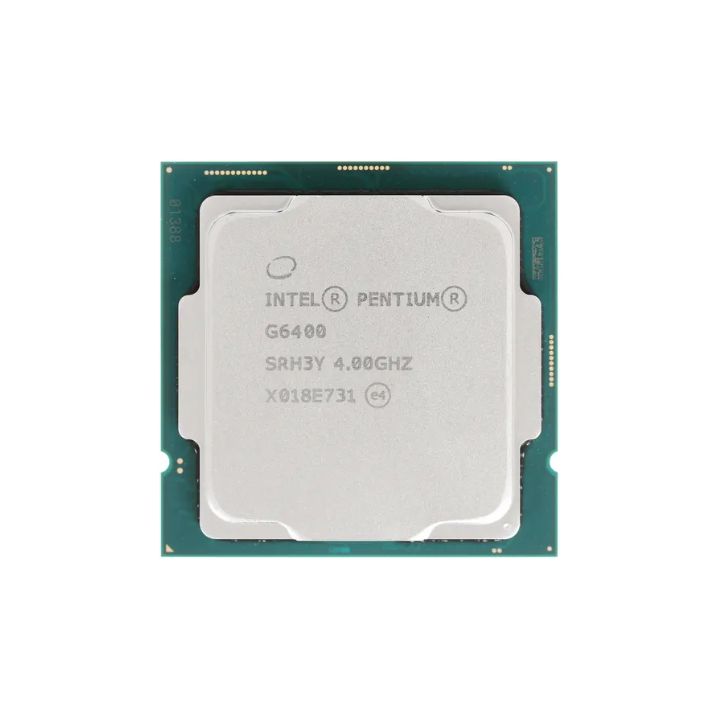 Купить CPU Intel  Pentium G6400 4,0 GHz 4Mb 2/4 Comet Lake Lake Intel&reg; UHD Graphics 610 58W FCLGA1200 Tray в Алматы
