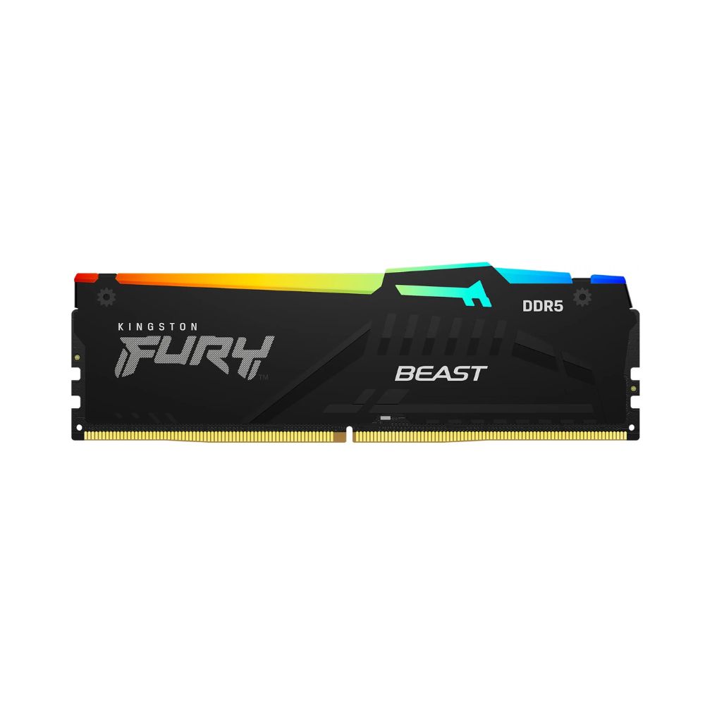 Купить DIMM DDR5 32 GB <6000MHz> Kingston Fury Beast RGB (AMD+Intel), KF560C36BBE2A-32 (32GB), CL36 в Алматы