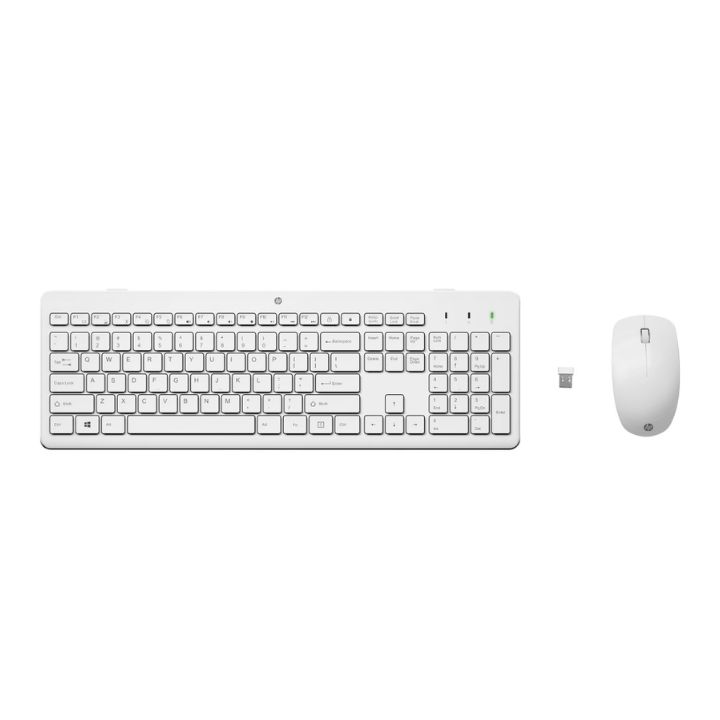 Купить Клавиатура и мышь HP 3L1F0AA 230 Wireless Mouse and Keyboard Combo (White) RUSS в Алматы
