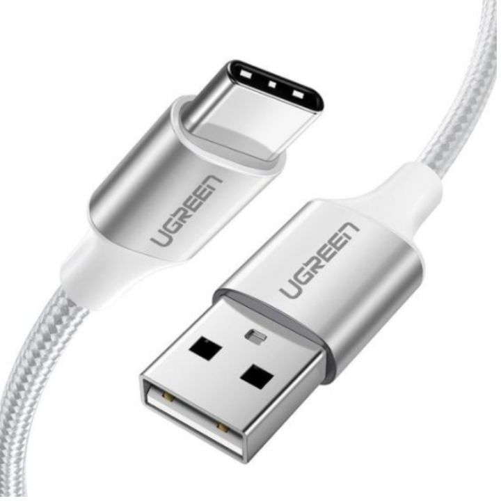Купить Кабель UGREEN US264 USB 2.0 C M/M ABS Cover 1.5m (White) в Алматы