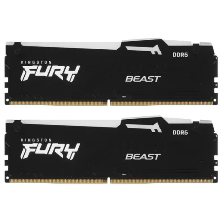 Купить Комплект модулей памяти Kingston FURY Beast RGB KF556C36BBEAK2-16 DDR5 16GB (Kit 2x8GB) 5600MHz в Алматы