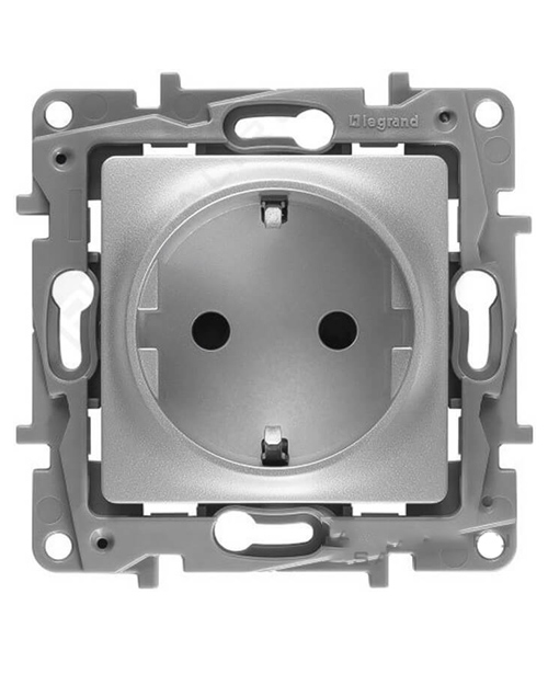 Купить Legrand 672421 Розетка 2К+З  АЛЮ ETIKA /  в Алматы