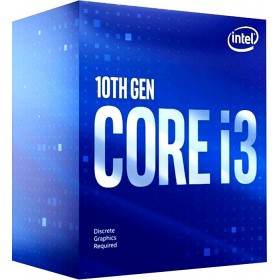 Купить CPU Intel Core i3-10100F 3,6GHz (4,3GHz) 6Mb 4/8 Core Comet Lake 65W FCLGA1200 BOX в Алматы