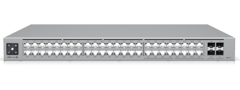 Купить Коммутатор Ubiquiti Unifi Switch Pro 48 Max, 32x1000LAN, 16x2,5Gb LAN, 4x10Gb SFP+ в Алматы