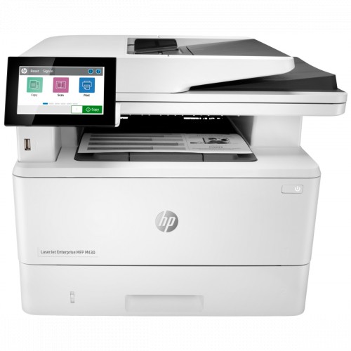 Купить МФУ лазерное монохромное  HP LJ Ent M430f 3PZ55A, A4, 38 стр/мин, 2ГБ, ADF, Ethernet, USB 2.0 в Алматы