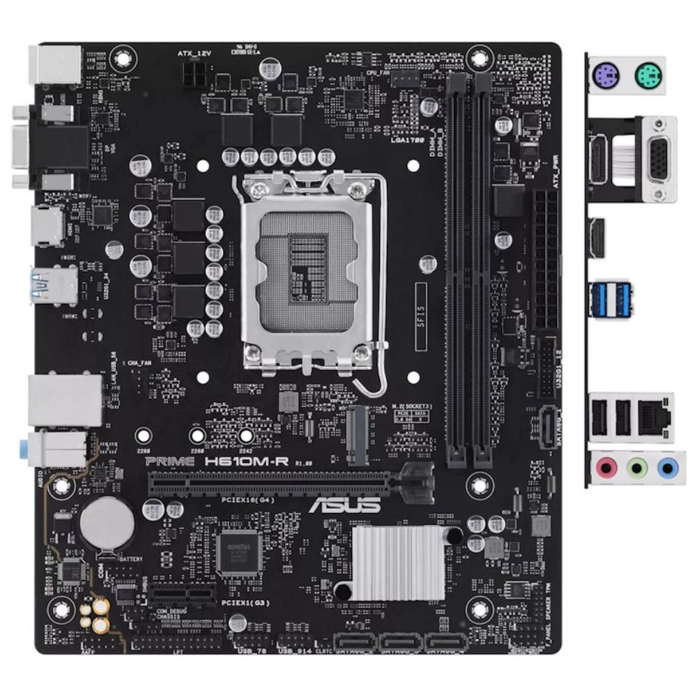 Купить Материнская плата ASUS PRIME B760M-R D4, LGA1700 2xDDR4 в Алматы