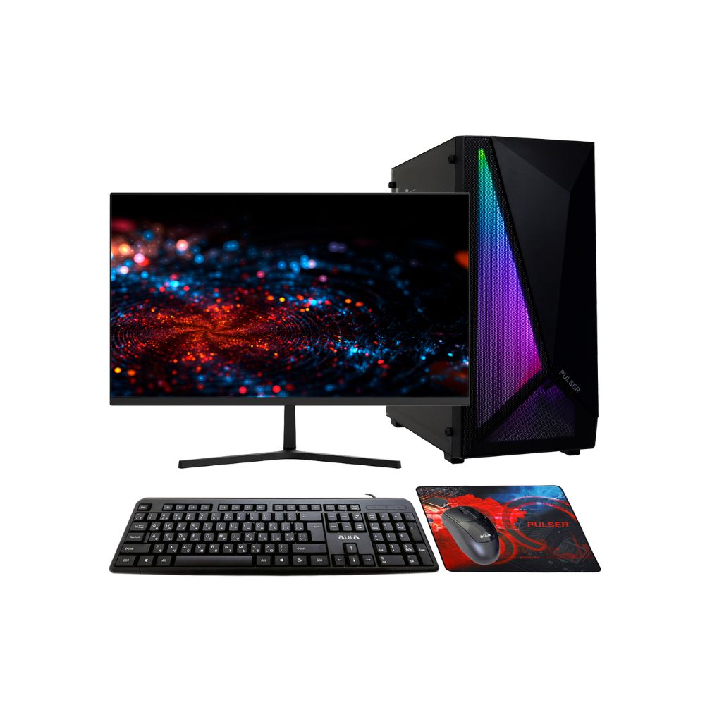 Купить Core i3-12100F-3.3GHz/H610/RAM 16GB/SSD 512GB/RTX3050-6GB/no DVD/500W//Монитор 27" Sanc 100Hz/kbd+m в Алматы