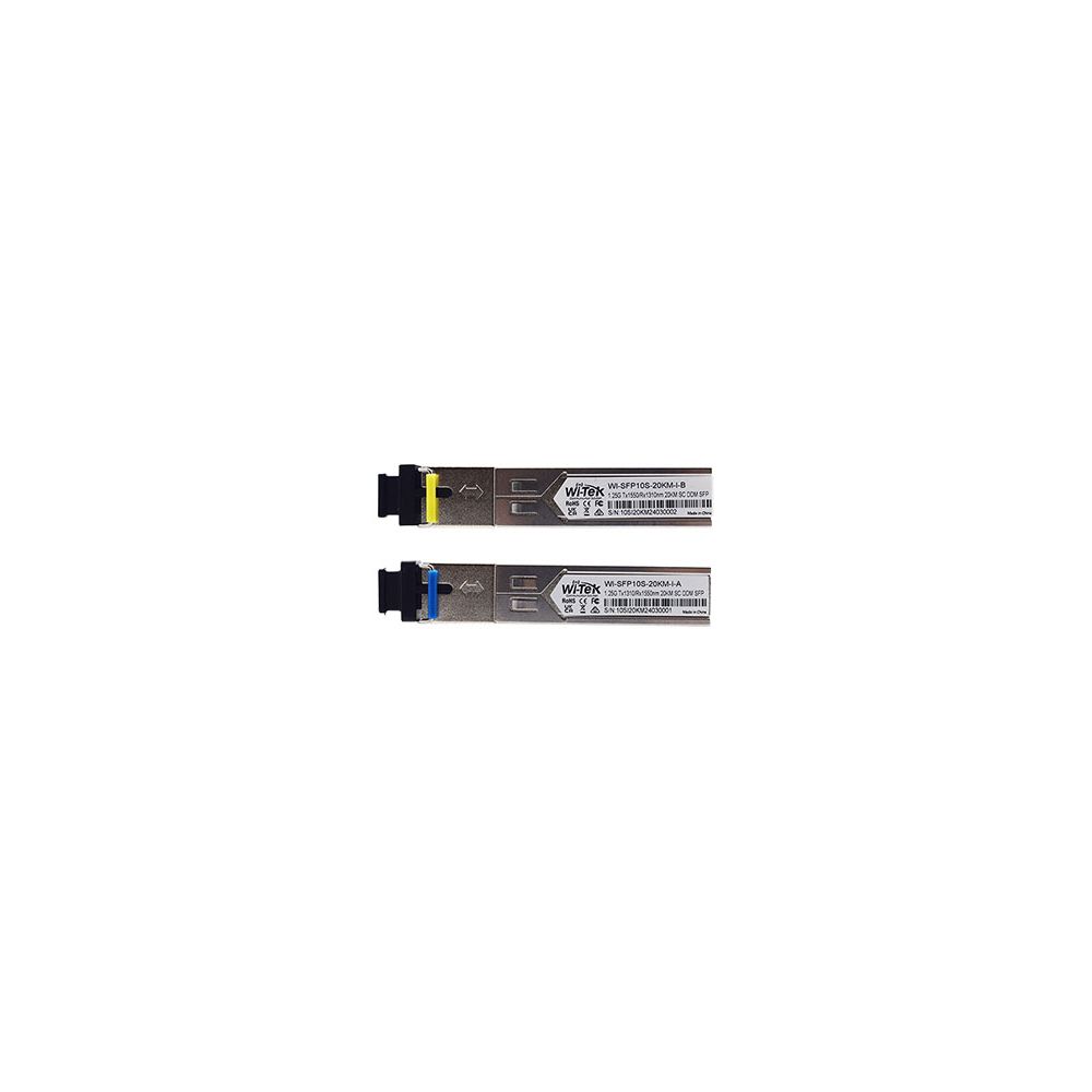 Купить WI-SFP10S-20KM-I, промышленный модуль SFP с разъемом SC, до 20км, 2шт. в Алматы