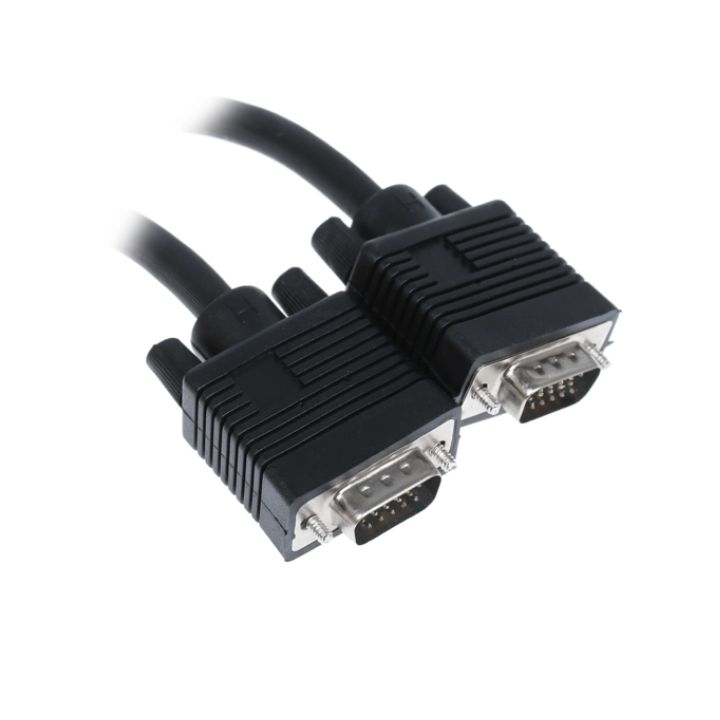 Купить Кабель VGA Premium Cablexpert CC-PPVGA-10-B, 15M/15M, 3.0м, черн, тройной экран, феррит.кольца, паке в Алматы