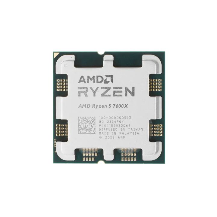 Купить Процессор AMD Ryzen 5 7600X 4,7Гц (5,3ГГц Turbo) 6C/12T 32MB L3 105W-142W AM5 OEM 100-000000593 в Алматы
