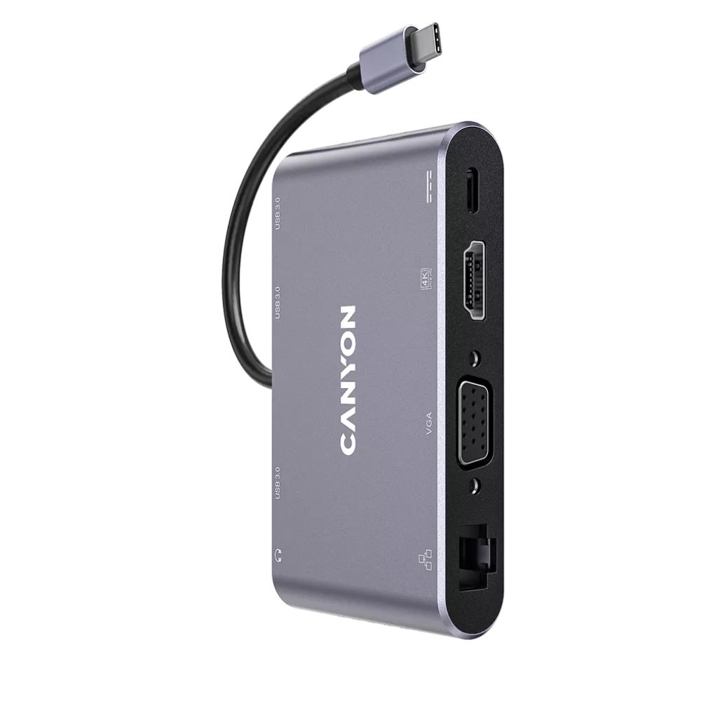 Купить Мультипортовый хаб 8-в-1 USB-C DS-14 (CNS-TDS14) в Алматы