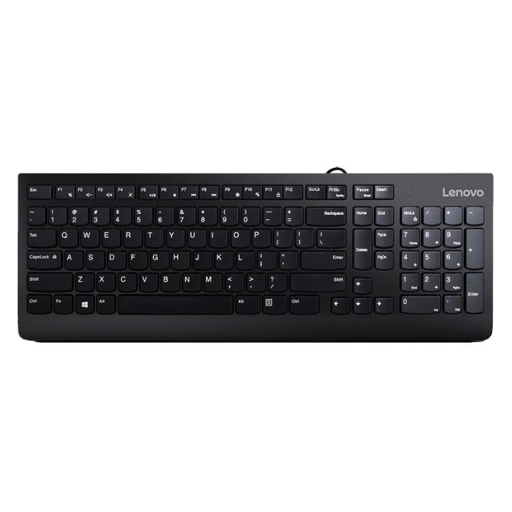Купить Клавиатура Lenovo 300 USB Keyboard Slim Black в Алматы