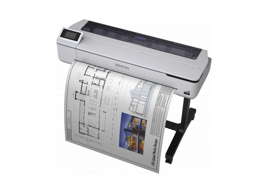 Купить Плоттер Epson SureColor SC-T5100 C11CF12301A0, печать A0+ (2400x1200 dpi), USB 3.0, Gigabit ethernet interface, Wi-Fi в Алматы