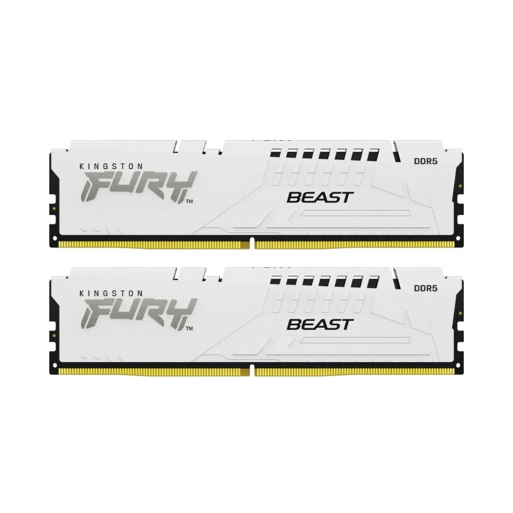 Купить Модуль памяти Kingston Fury Beast Beast White EXPO DDR5 DIMM 32Gb KIT (2x16Gb) 6000MHz CL36 в Алматы
