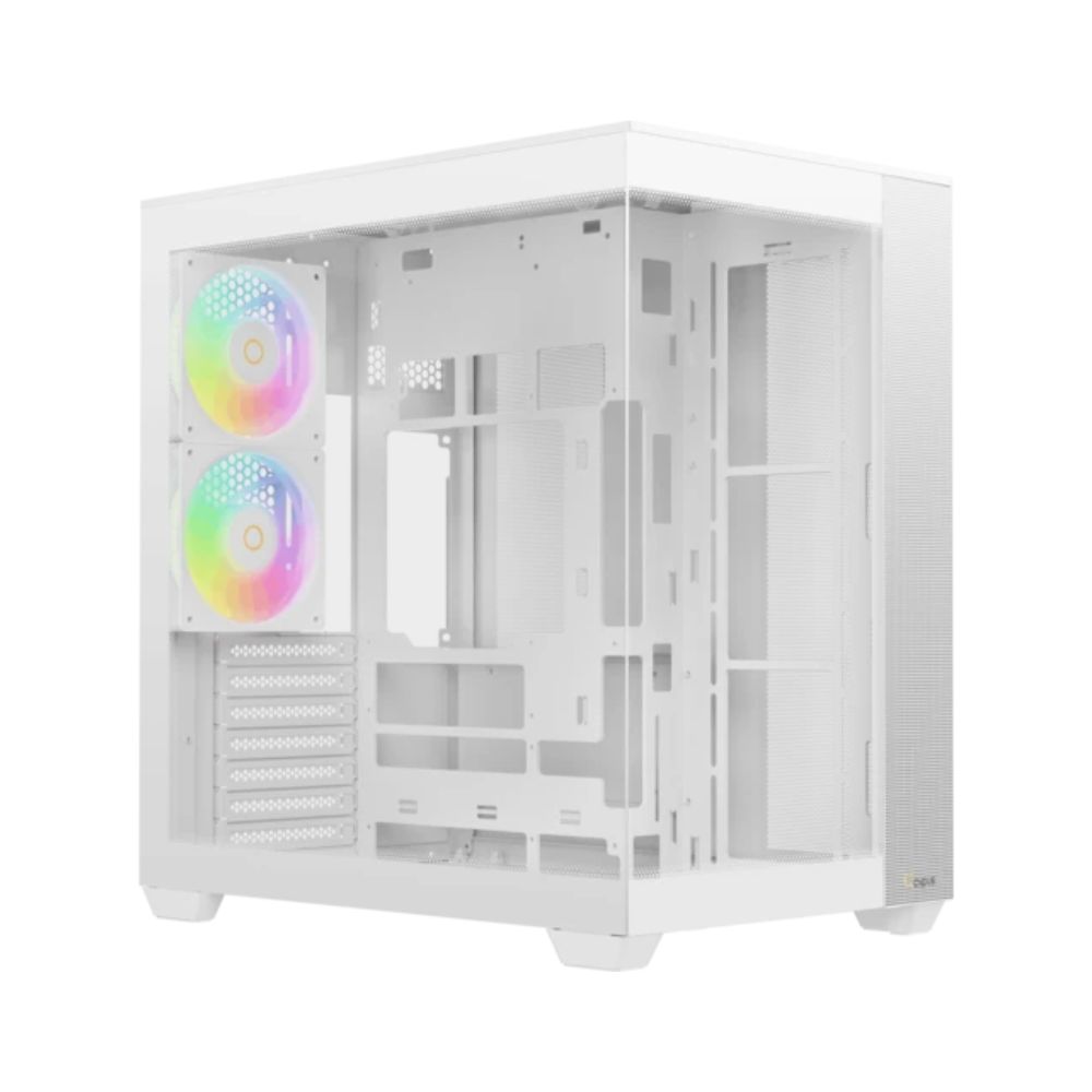 Купить Корпус Ocypus Delta C74 WH ARGB ATX/MATX/ITX, USB3.0x2, Type C, Белый, Delta-C74-WHD200XX-GL в Алматы