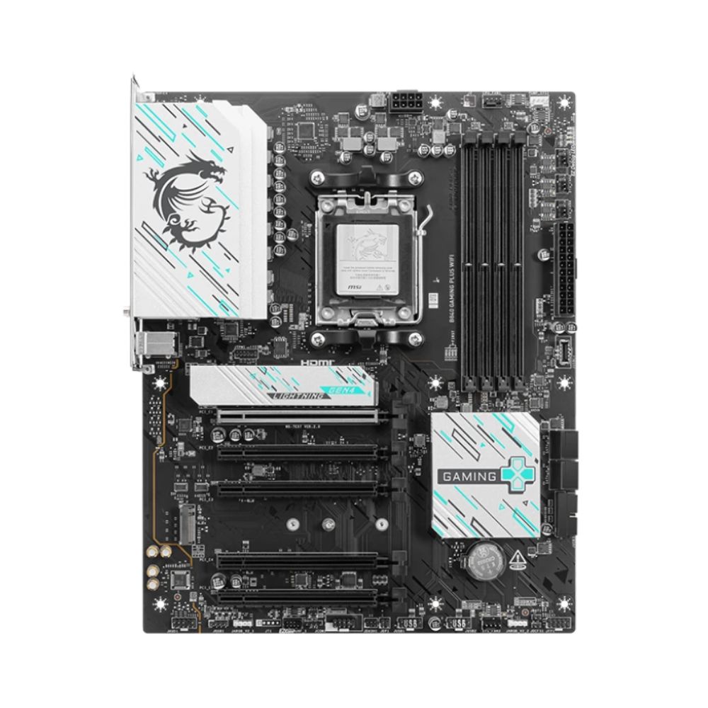 Купить Материнская плата MSI B840 GAMING PLUS WIFI AM5 4xDDR5 4xSATA3 RAID 2xM.2 1xHDMI 1xType-C ATX в Алматы