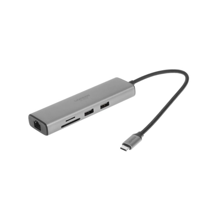 Купить Hub UGREEN CM512 USB-C Multifunction Adapter with Ethernet Interface 60515 в Алматы