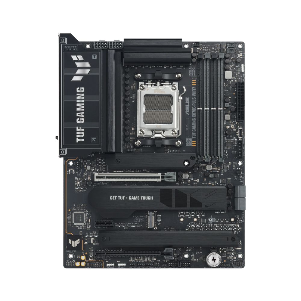 Купить Сист.плата ASUS TUF GAMING X870E-PLUS WIFI7, X870E, AM5, 4xDDR5, 2xPCI-E x16, PCI-E x1, M2, SATA, HDMI,  2xUSB 40Gbps в Алматы