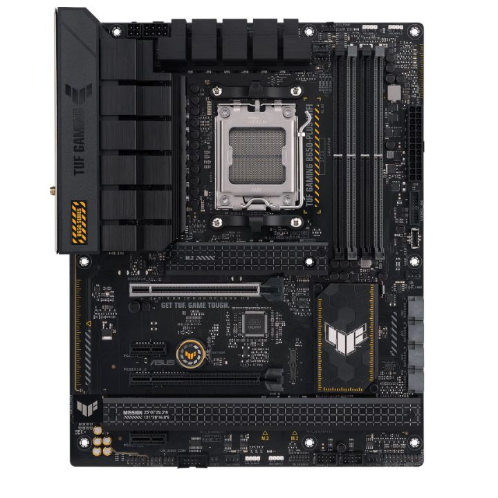 Купить Материнская плата ASUS TUF GAMING B650-PLUS WIFI AM5 4xDDR5 4xSATA3 RAID 3xM.2 DP HDMI ATX в Алматы
