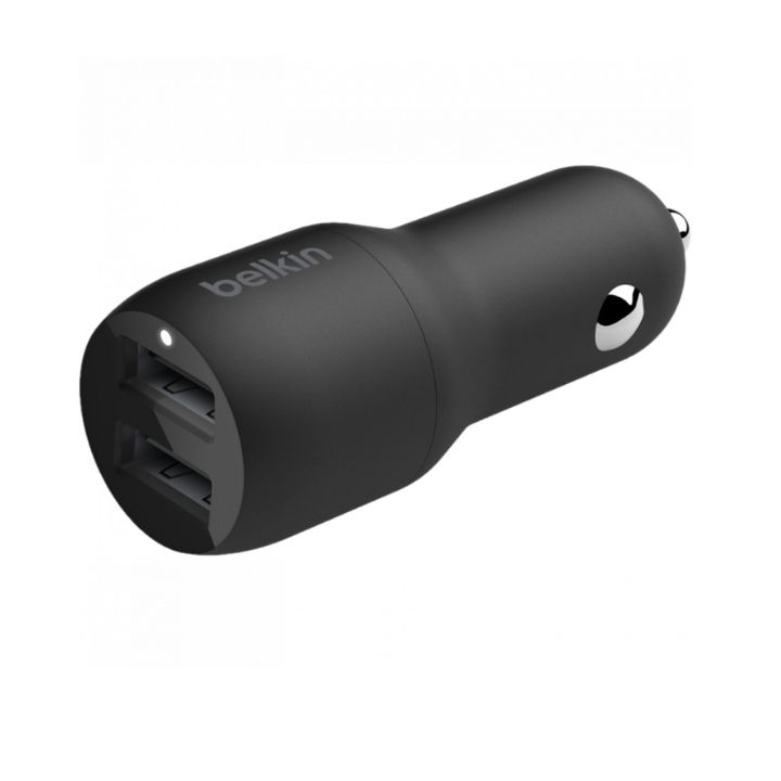 Купить Автомобильное ЗУ Belkin Car Charger 24W Dual USB-A, black в Алматы