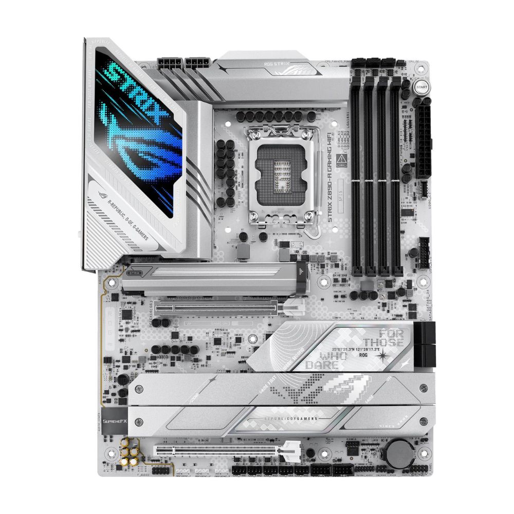 Купить Сист.плата ASUS ROG STRIX Z890-A GAMING WIFI, Z890, 1851, 4xDDR5, PCI-E x16, M2, SATA, DP, HDMI, Thunderbolt, WIFI7, BOX в Алматы