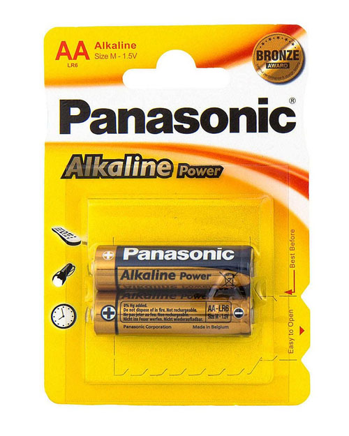 Купить Батарейка щелочная PANASONIC Alkaline Power АА/2B /  в Алматы