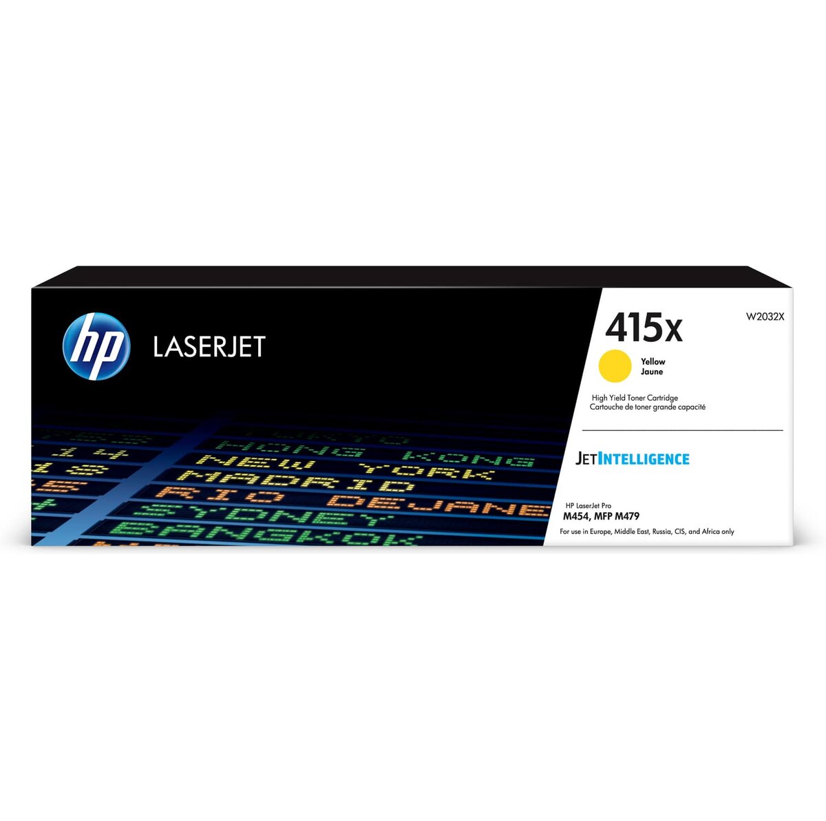 Купить 415X Yellow LaserJet Toner Cartridge for Color LaserJet M454/M479, up to 6000 pages в Алматы