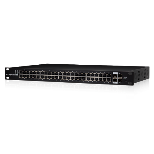 Купить Коммутатор Ubiquiti EdgeSwitch ES-48-500W <802.3af/at, 48 х Gigabit RJ45 Ports, 2 х SFP/ SFP  Ports> в Алматы