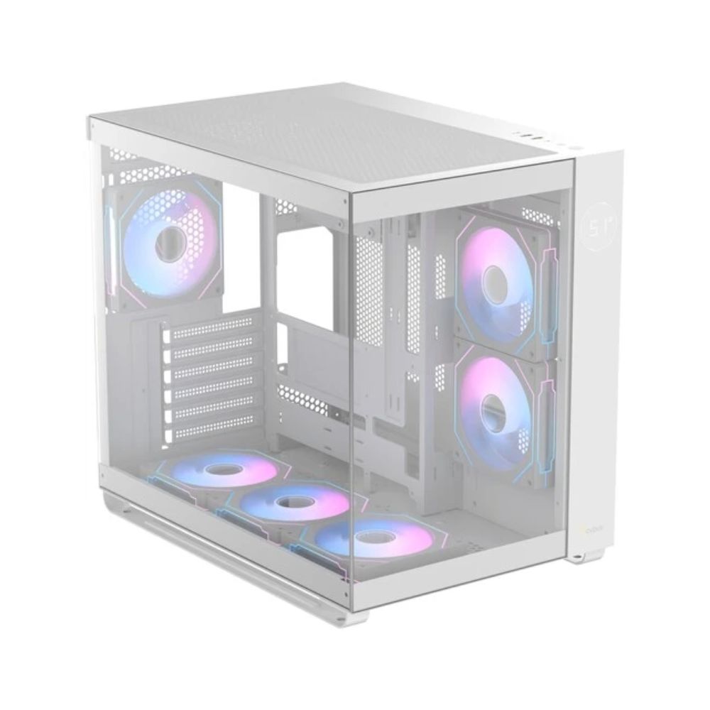Купить Корпус Ocypus Iota C70 WH ARGB ATX/mATX/mITX 2xUSB, Type-C, Белый, Iota-C70-WHD600XX-GL в Алматы