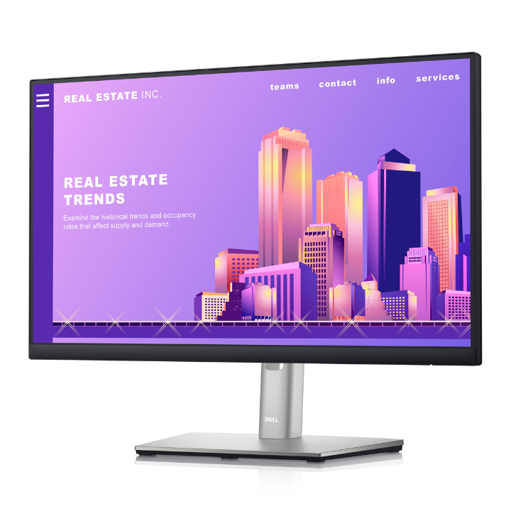 Купить Монитор Dell/P2222H/21,5 **/IPS/1920x1080 Pix/1 x HDMI 1.4 (HDCP 1.4), 1 x DisplayPort 1.2 (HDCP 1.4), 1 x VGA, 5 x SuperSpeed USB 5 Гбит/с  в Алматы