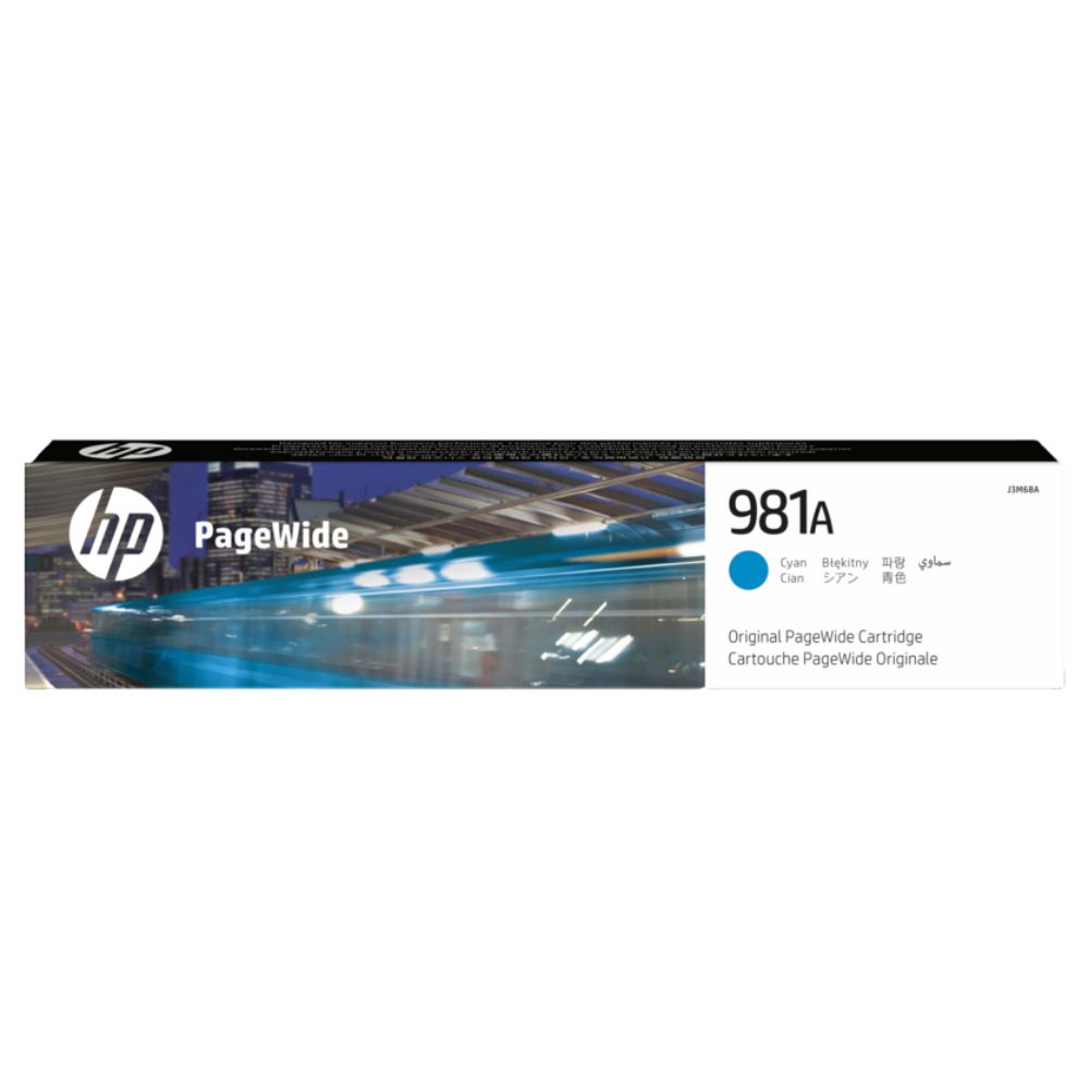 Купить HP 981A Cyan Original PageWide Cartridge для Enterprise Color 556,MFP 586&nbsp;J3M68A в Алматы