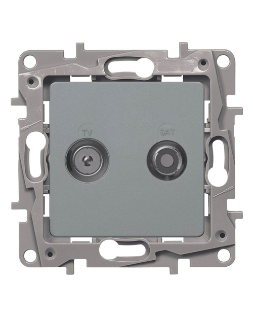 Купить Legrand 672457 Розетка TV/SAT 2каб АЛЮ ETIKA /  в Алматы