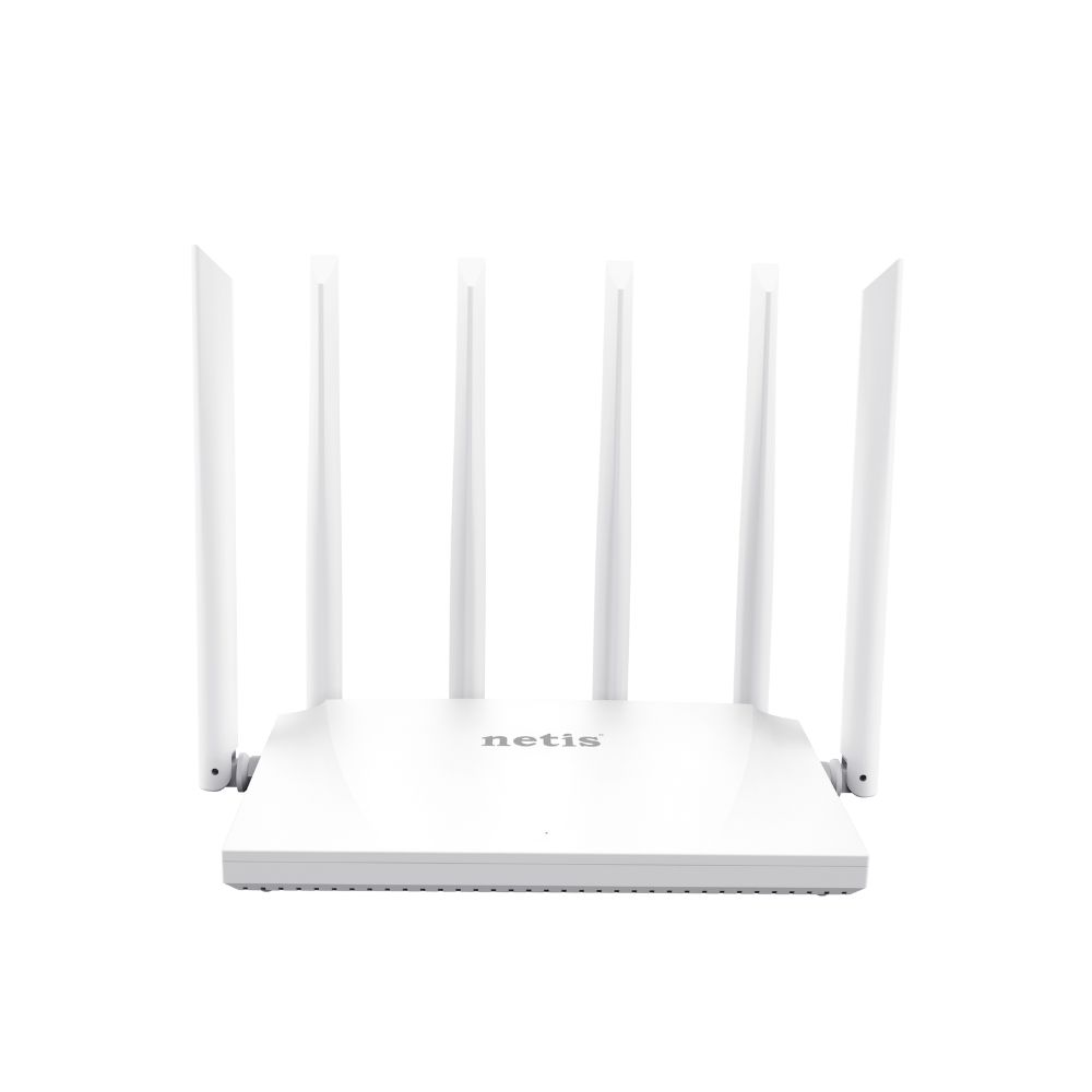 Купить Wi-Fi роутер Netis NC63, WiFi 5, AC1200, 300+867Мбит/с, 6x5dBi, TR-069, Mesh, IPTV, GWAN, 3xGLAN в Алматы