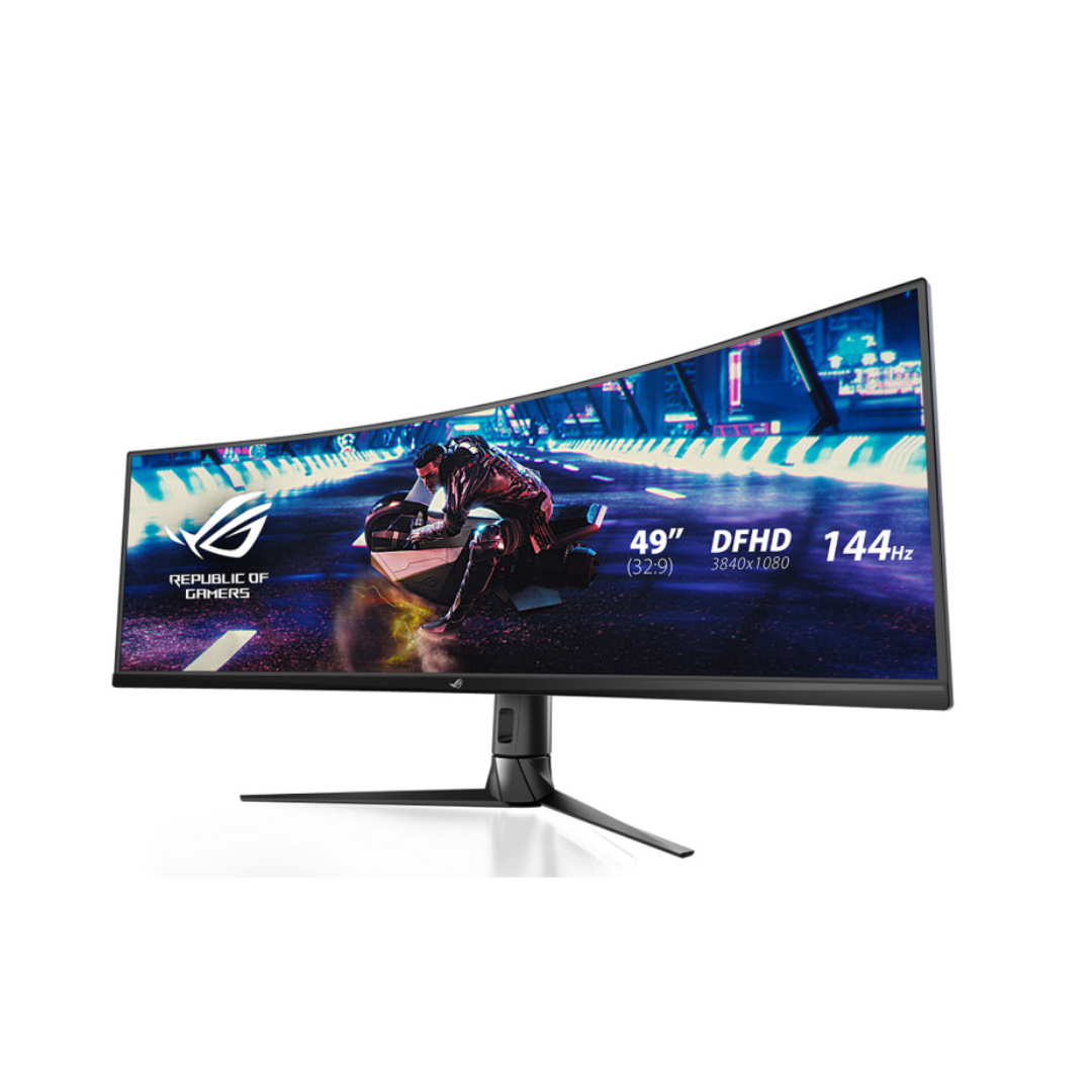 Купить Монитор ASUS XG49VQ VA,49",32:9 UHD(3840x1080x144 Hz),400cd/m2,HDR 400,3000:1,178/178,4ms,Spks 5W,DP,2HDMI,3xUSB в Алматы