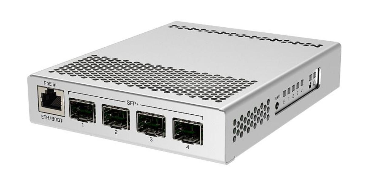Купить Сетевой коммутатор MikroTik CRS305-1G-4S+IN Cloud Router Switch 4SFP+, 1xGbLAN, 512 Mb в Алматы