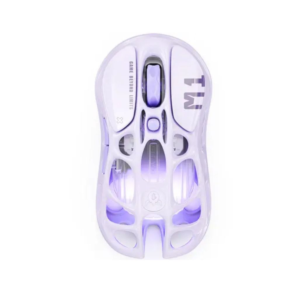Купить Mouse GravaStar Mercury M1 Pro, Wireless, BT/2.4GHz/cable, (PAW3395) 26000 dpi, 5 buttons,USB,Purple в Алматы